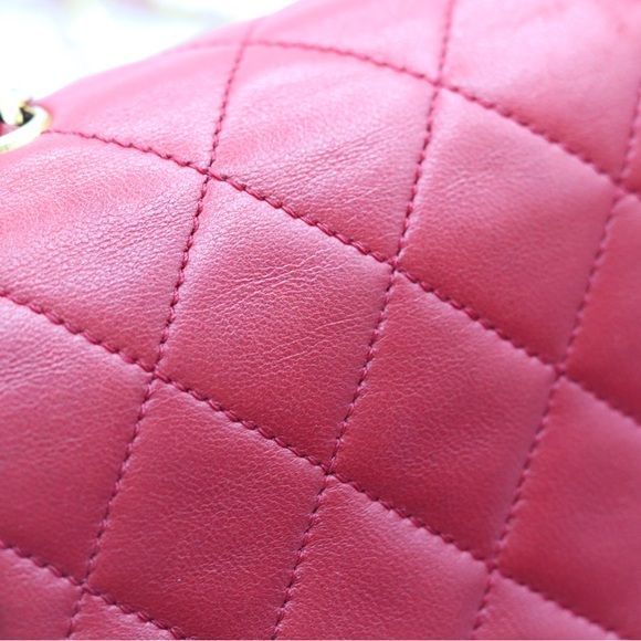 CHANEL Vintage Flap Mini Rectangle Red 1989-1991 - Picture 12 of 16